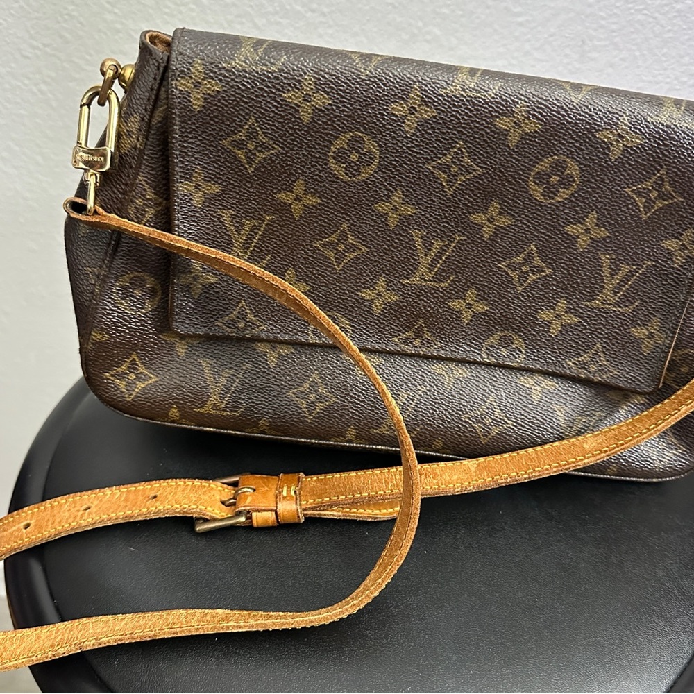 Louis Vuitton Brown Monogram Crossbody Bag mini looping